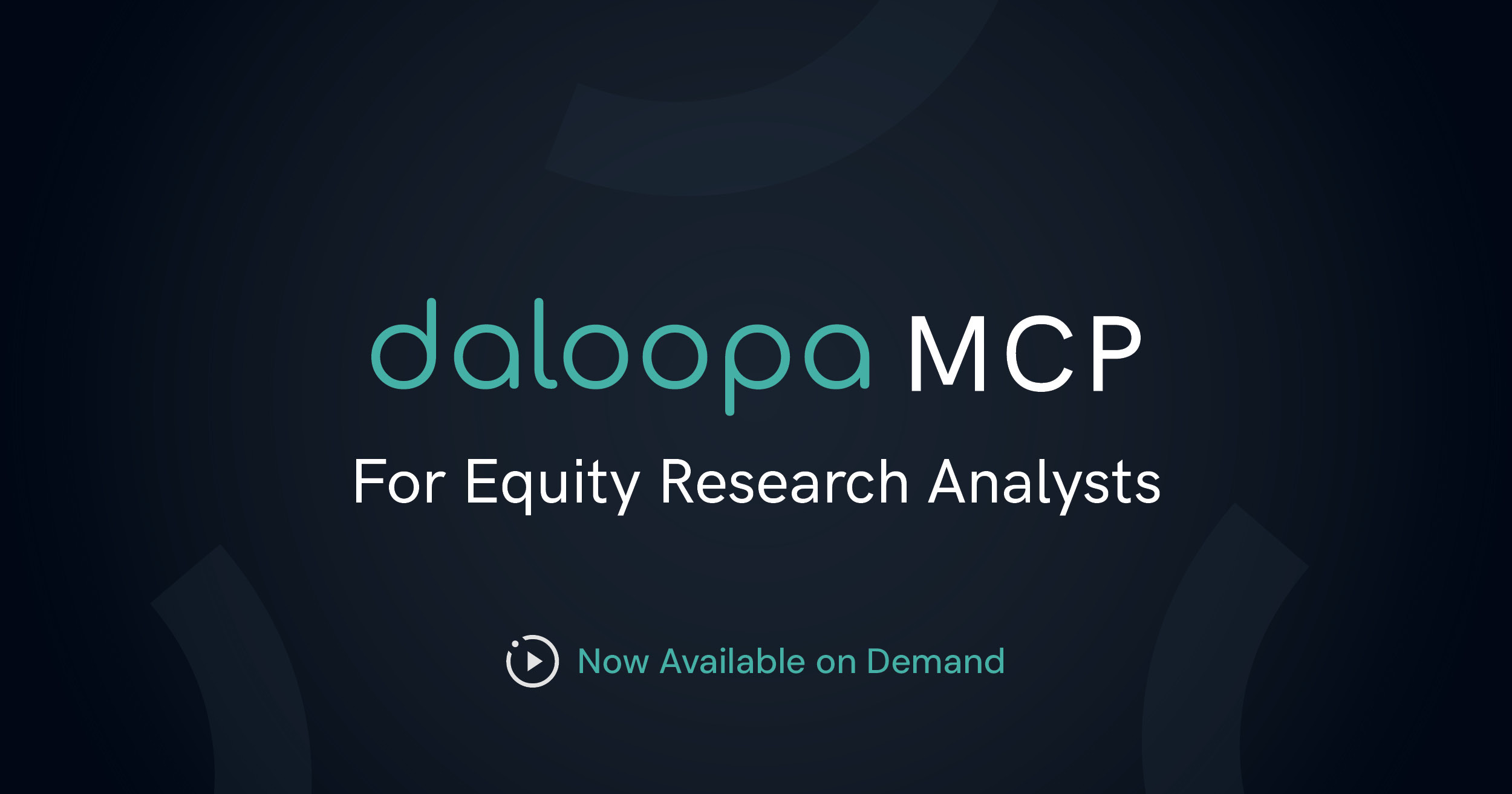 Using Daloopa MCP and AI for Equity Research Analysts